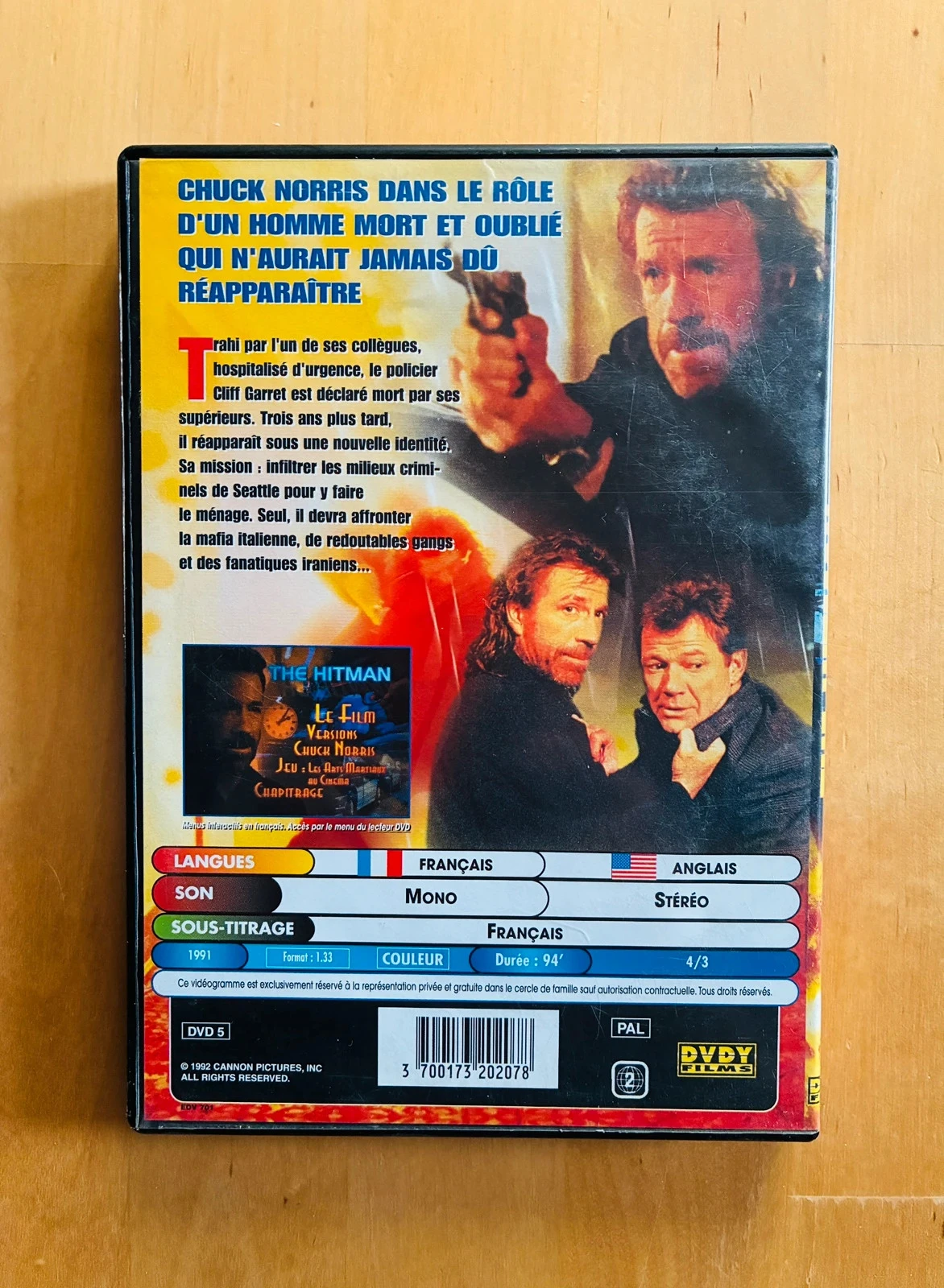 DVD The Hitman Chuck Norris. – photo 3